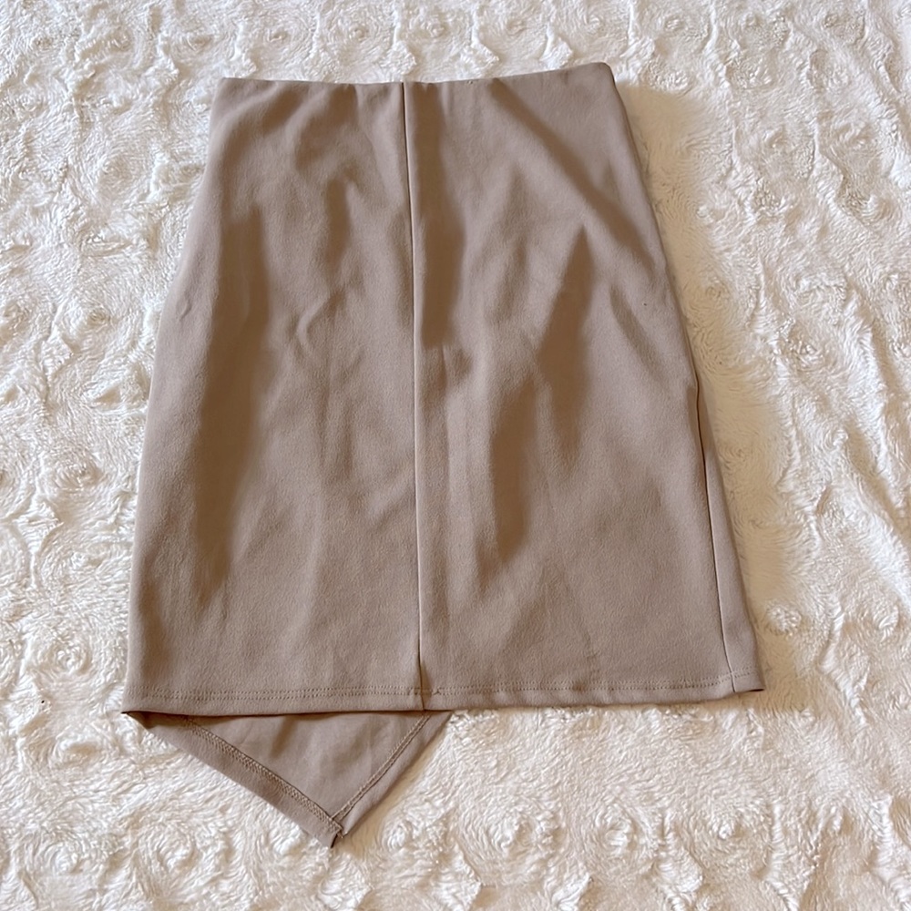 ANGL Tan Skirt - Picture 2 of 2